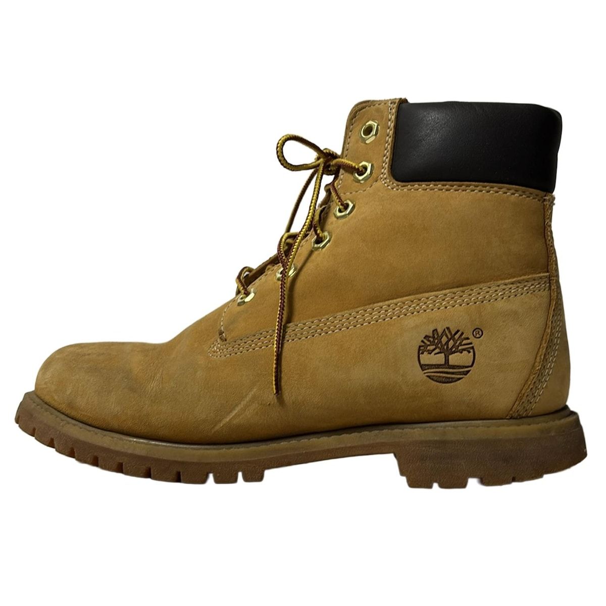Timberland ティンバーランド ショートブーツ 8W レディース - ライトブラウン×ダークブラウン レザー