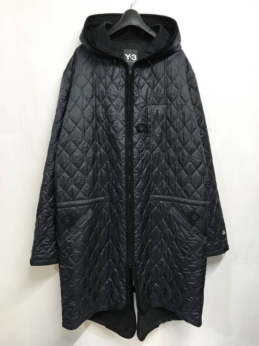 Y-3｜ワイスリー U QUILTED JACKET キルティング プリマロフト ロングジャケット yohji yamamoto ヨウジヤマモト adidas アディダス