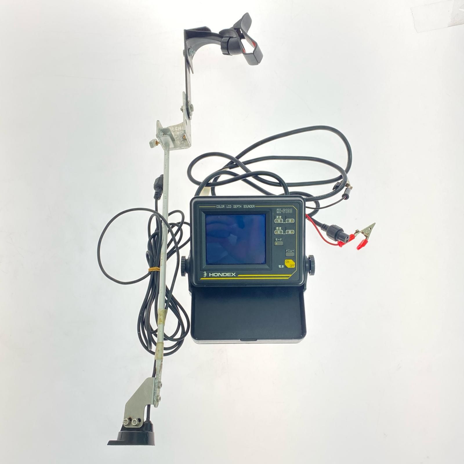 ホンデックス　HONDEX HE-6100 カラー　魚群探知機 ホンデックス 魚群探知機 HE-6100 魚拓,中古釣具,釣具,釣り具