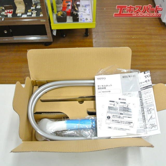未使用 TOTO TBV03401J 節水 浴室 壁付サーモスタット混合水栓 