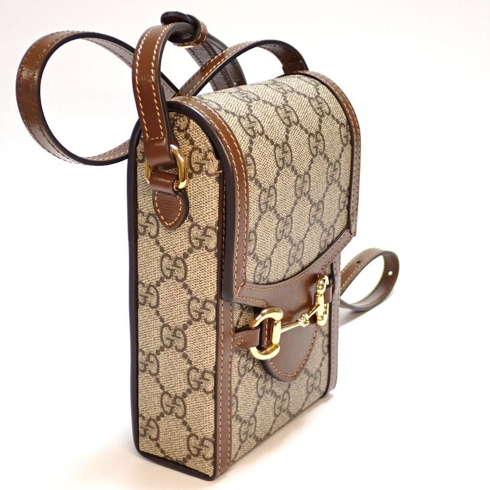 GUCCI】 グッチ ホースビット 1955 ミニバッグ 625615 レザー GG 