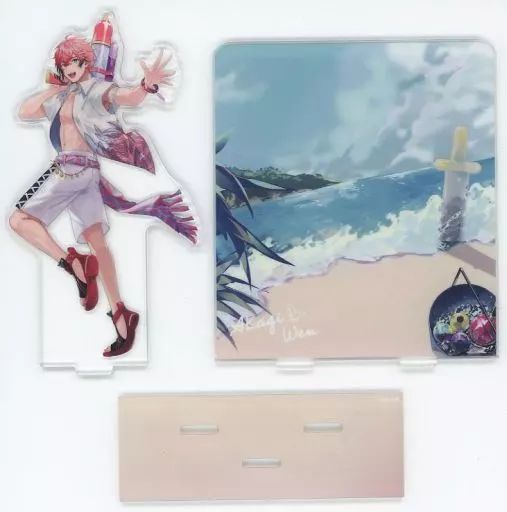 【未開封】にじさんじ 赤城ウェン つながるアクリルキーホルダー アクリルジオラマ 赤城ウェン アクリルジオラマ 未開封】にじさんじ 赤城ウェン つながる