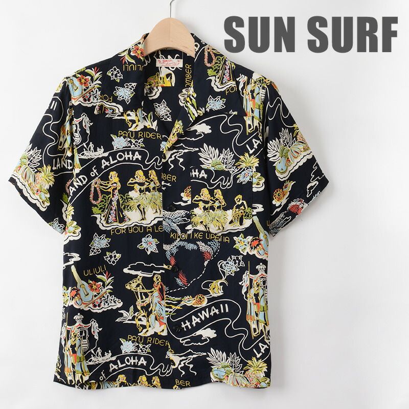 SUN SURF アロハシャツ Mサイズ　日本製 SUN SURF サンサーフ スペシャルエディション アロハシャツ 開襟