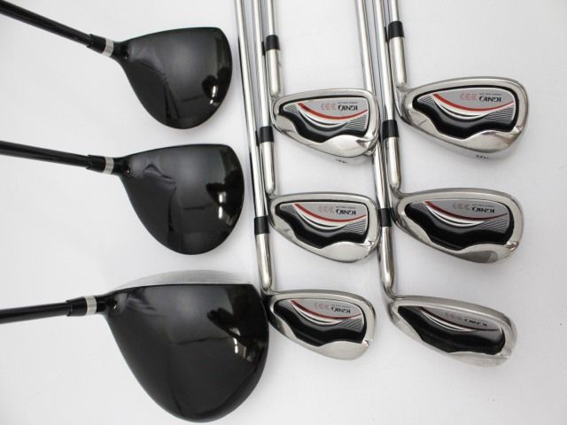 IGNIO イグニオ 9本セット スタンドバッグ付 オリジナルカーボン R &スチールシャフト 3147