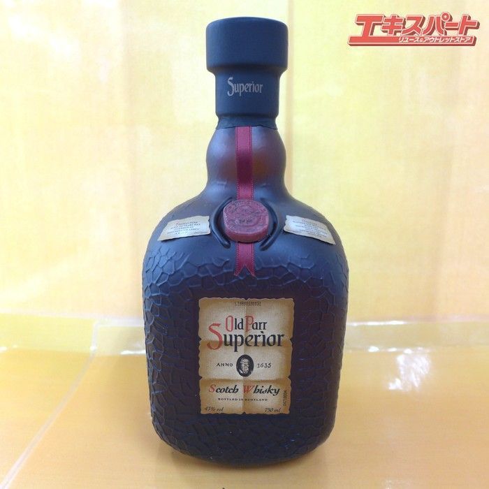 未開栓 Old Parr Superior スコッチウイスキー 2本セット お酒 未開栓 Old Parr オールドパー Superior スペリオール スコッチ