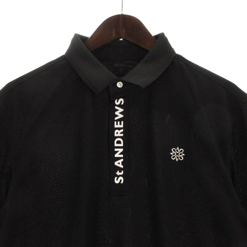 セントアンドリュース ST ANDREWS ポロシャツ 半袖 ハーフジップ