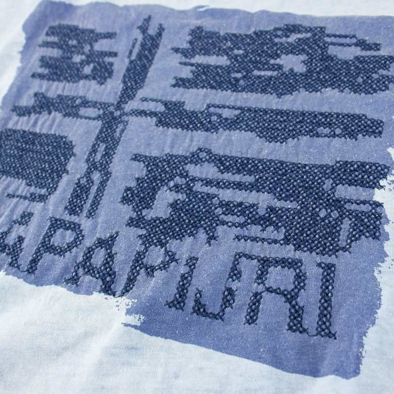 NAPAPIJRI★半袖 ロゴ クルーネック トップス Tシャツ★青★ ナパピリ NAPAPIJRI Tシャツ カットソー 半袖 クルーネック ロゴ