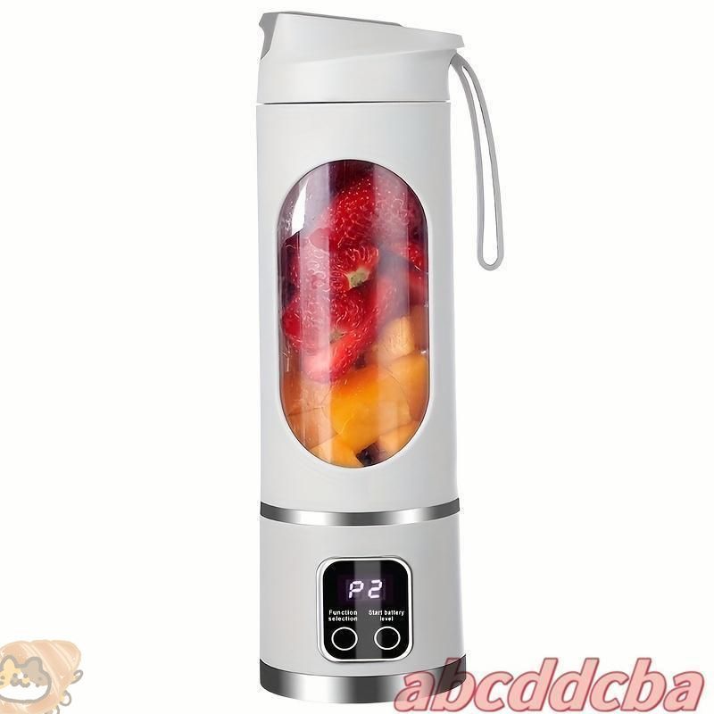 【新品未使用】スロージューサー 丸洗い コンパクト ミキサー 静音 ジューサー ミキサー 丸洗い可 500ML 携帯ジューサー お手入れ