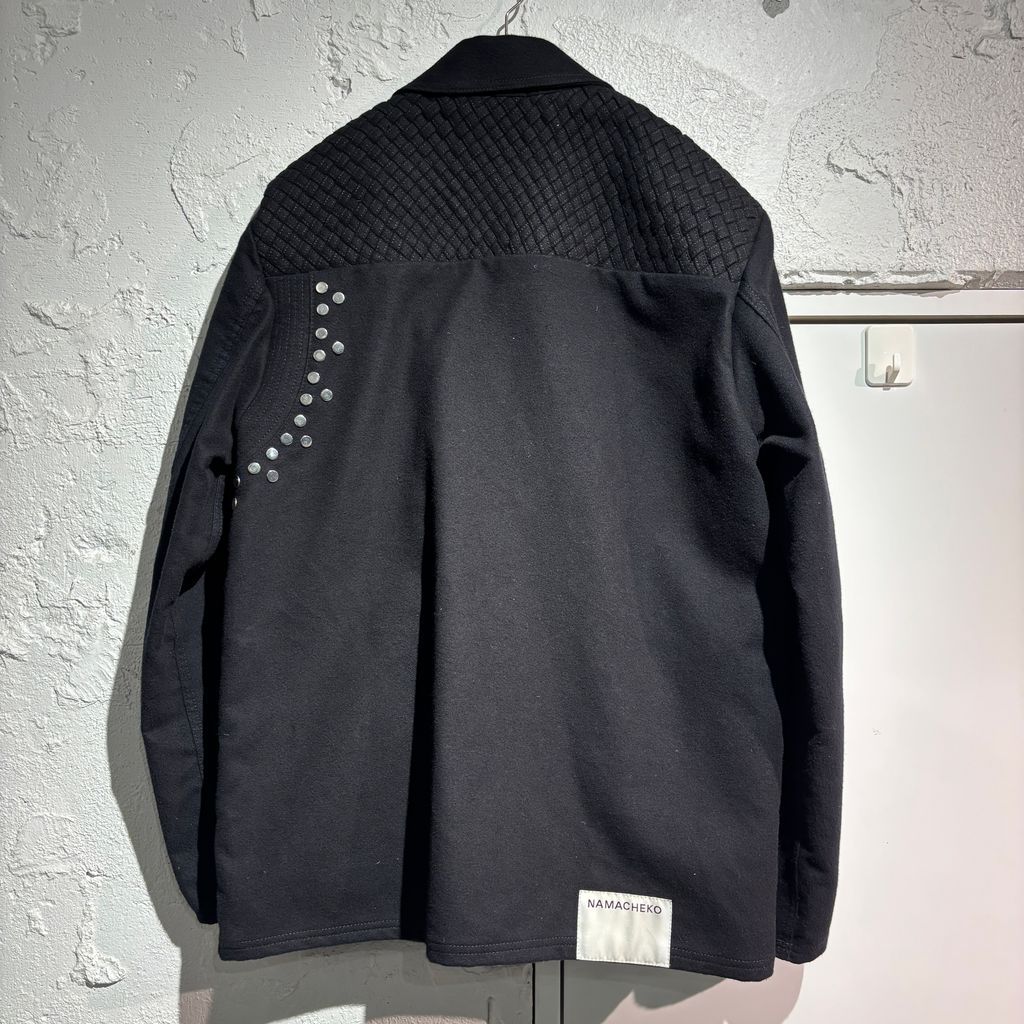 NAMACHEKO ナマチェコ 24AW BRAIDED YOKE JACKET スタッズデザイン