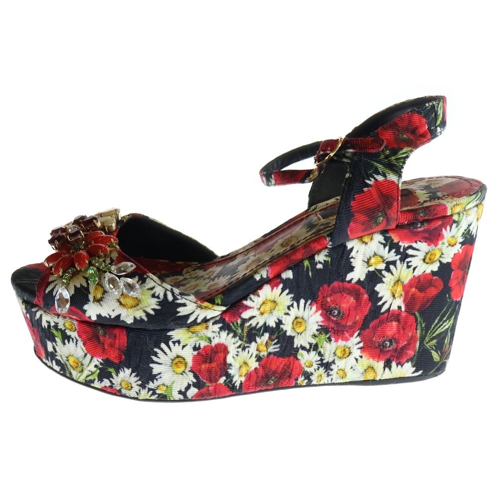 D&G ドルチェ&ガッバーナ ミュール DOLCE & GABBANA (ドルチェアンドガッバーナ) クリスタル