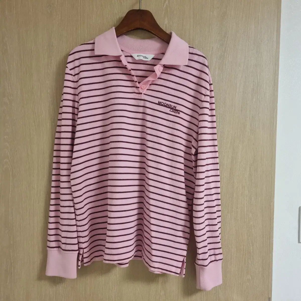 ムン ソン moonsun DEM ピンクストライプ ピンク S