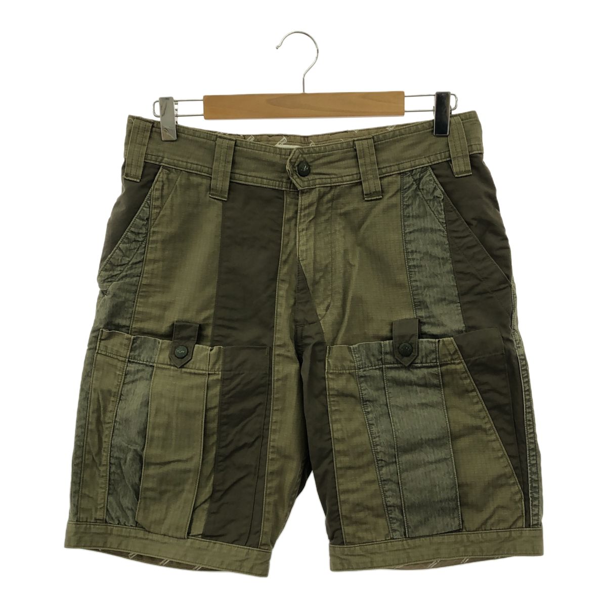 White Mountaineering ホワイトマウンテニアリング  ハーフパンツ クレイジーパターン カーゴショーツ メンズ L 日本製