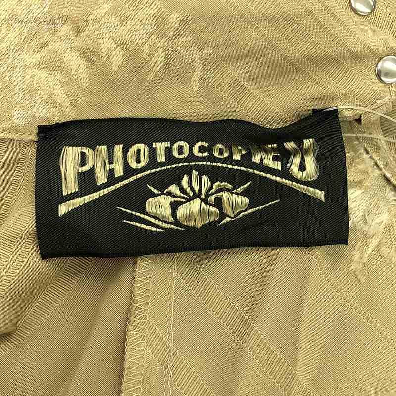 【新品】  PHOTOCOPIEU / フォトコピュー | MARINE フラワー ボトルネック シャツ ブラウス | 36 | ベージュ | レディース 新品】 PHOTOCOPIEU / フォトコピュー | MARINE フラワー ボトルネック