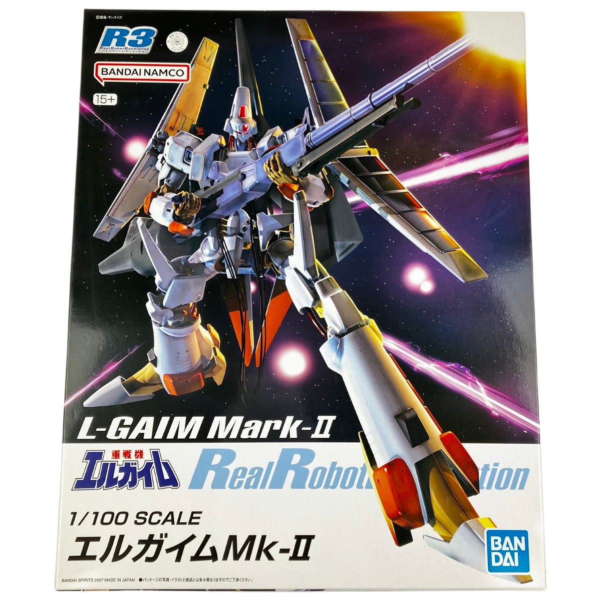 ▽▽バンダイスピリッツ 重戦機エルガイム R3 1 100 エルガイムMk-II 未組立品