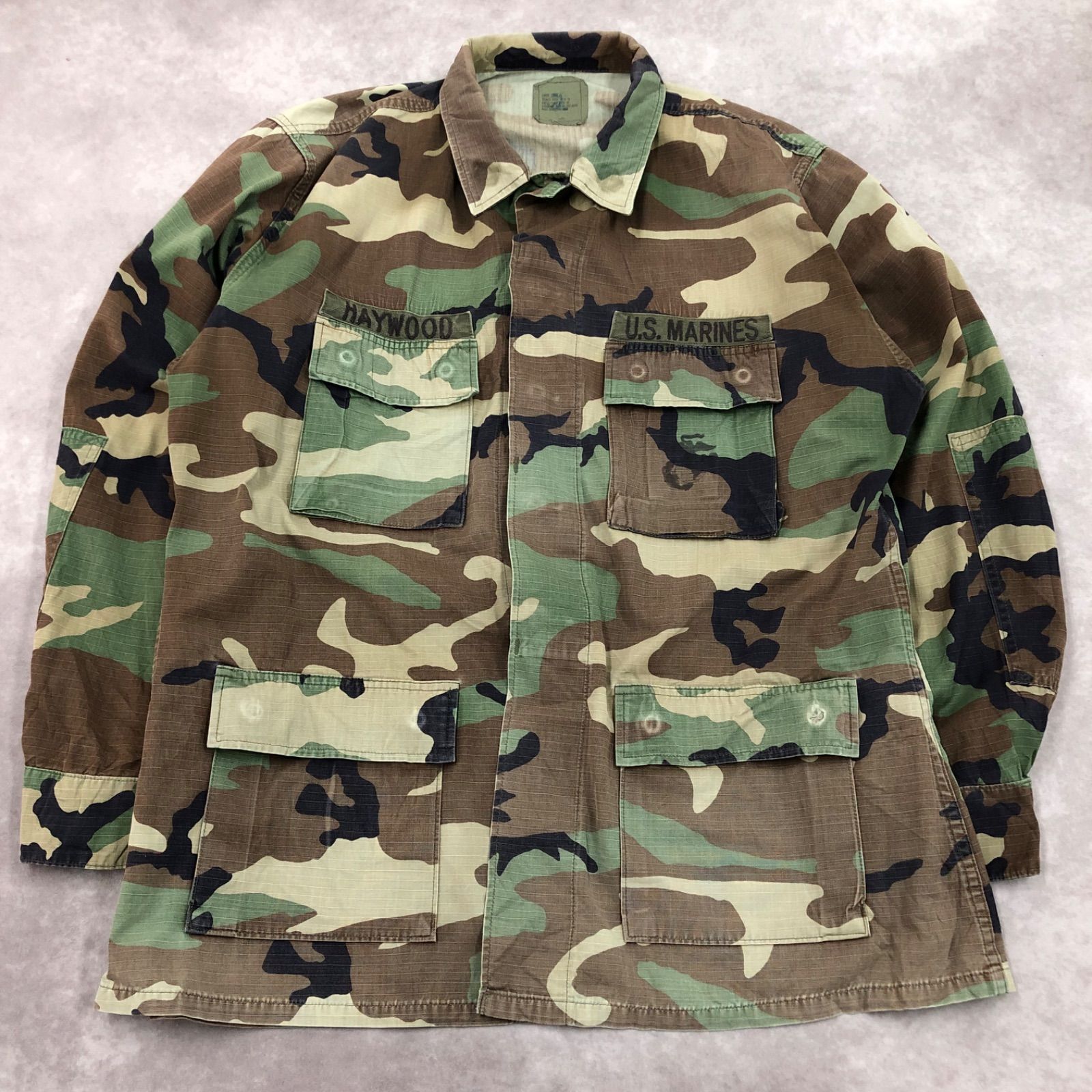 U.S. ARMY 迷彩ジャケット ヴィンテージ品 米軍実物 U.S.ARMY カモフラ 迷彩柄 フィールドジャケット