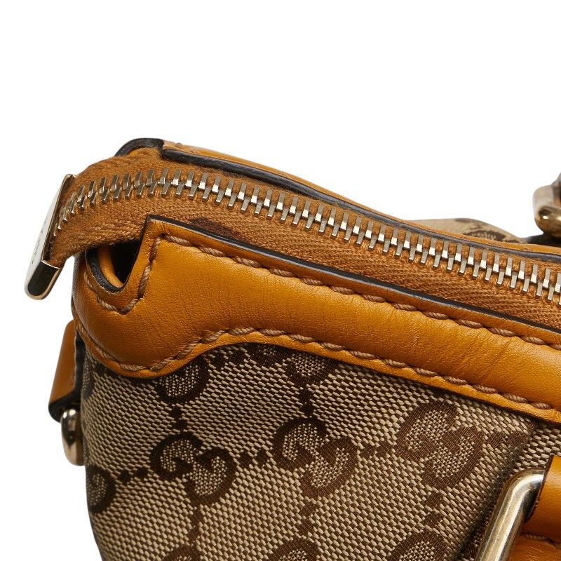 グッチ　ジャッキー　ハンド　GGキャンバス　レザー　GP金具　ショルダー　バッグ GUCCI - グッチ ジャッキー ワンショルダーバッグ ハンド GG