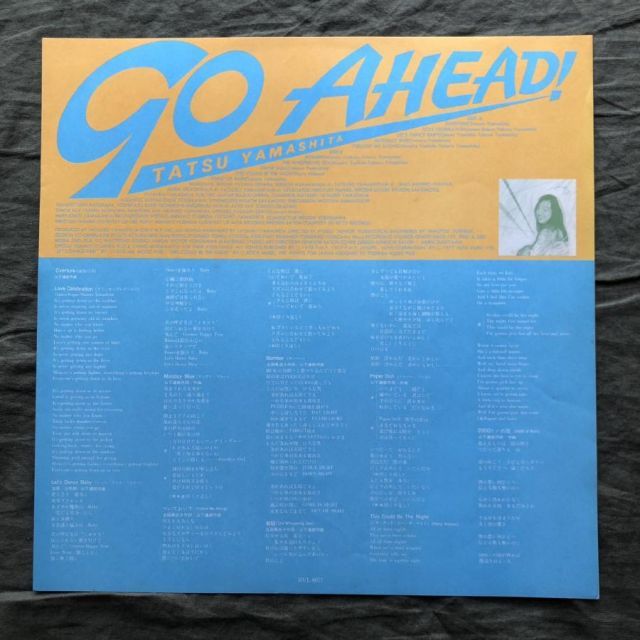 TATSU YAMASHITA GO AHEAD! 山下達郎LPレコード GO AHEAD!/TATSURO YAMASHITA/山下達郎｜日本のロック｜ディスク