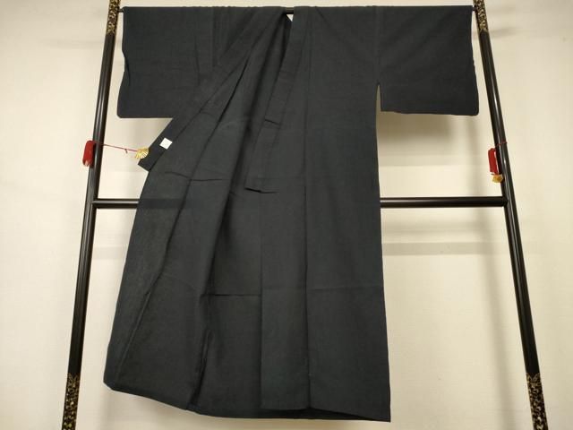 平和屋着物＊夏物 男性 縮織 蝋色 AABB2528jd