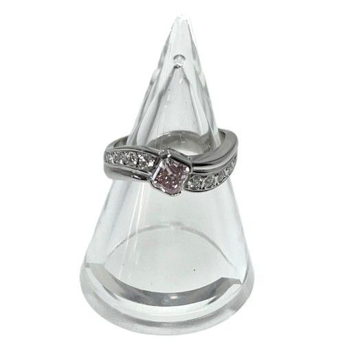 MIKIMOTO ミキモト ピンクダイヤ リング Pt950 ピンクダイヤ0.43ct 
