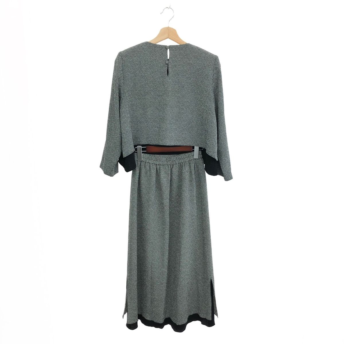 詩仙堂 シセンドウ ヒトシタムラ ちりめんセットアップ グレー