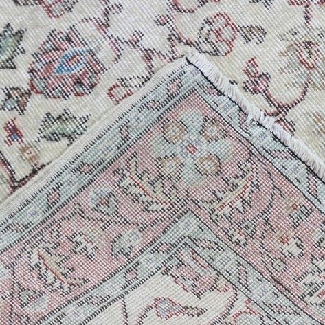 グレー花柄　ヴィンテージラグ　トルコラグ SUN vintage rug |お花柄ヴィンテージラグ専門店