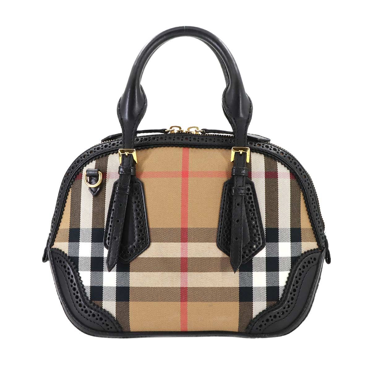 美品 バーバリー BURBERRY ノバチェック 2way ハンド ショルダー 