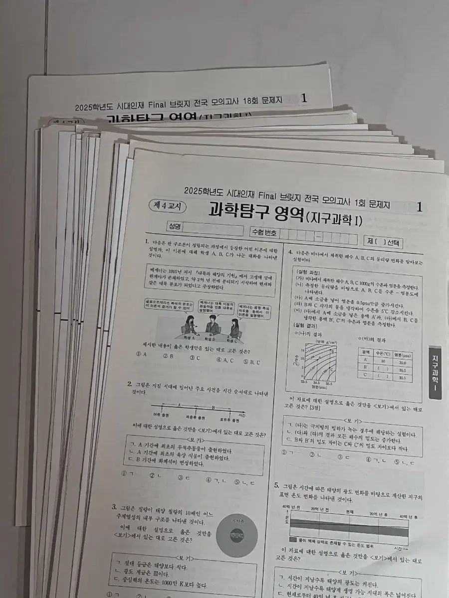 地球科学I 時代人材 0 ブリッジ FINAL 1 IELTS 地球科学 過去問集