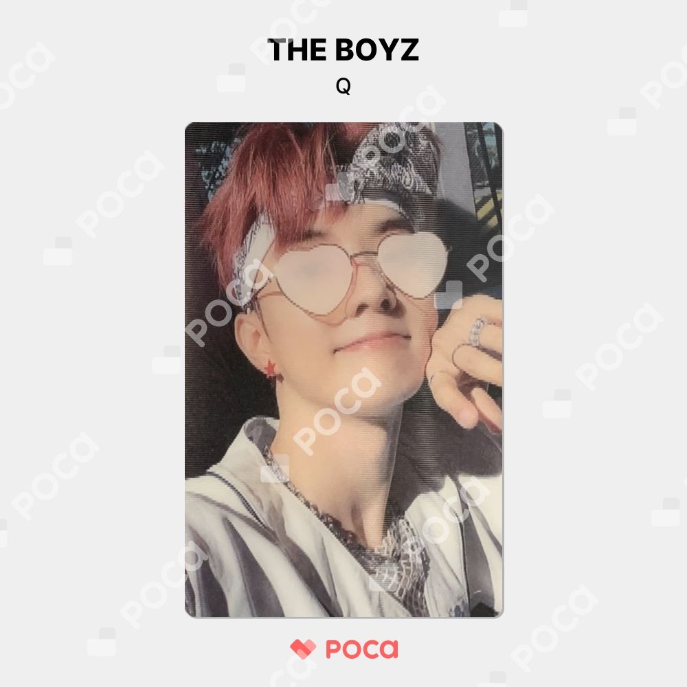 THE BOYZ キュー トレカ THRILL-ING Bang Ver. 公式 トレカ