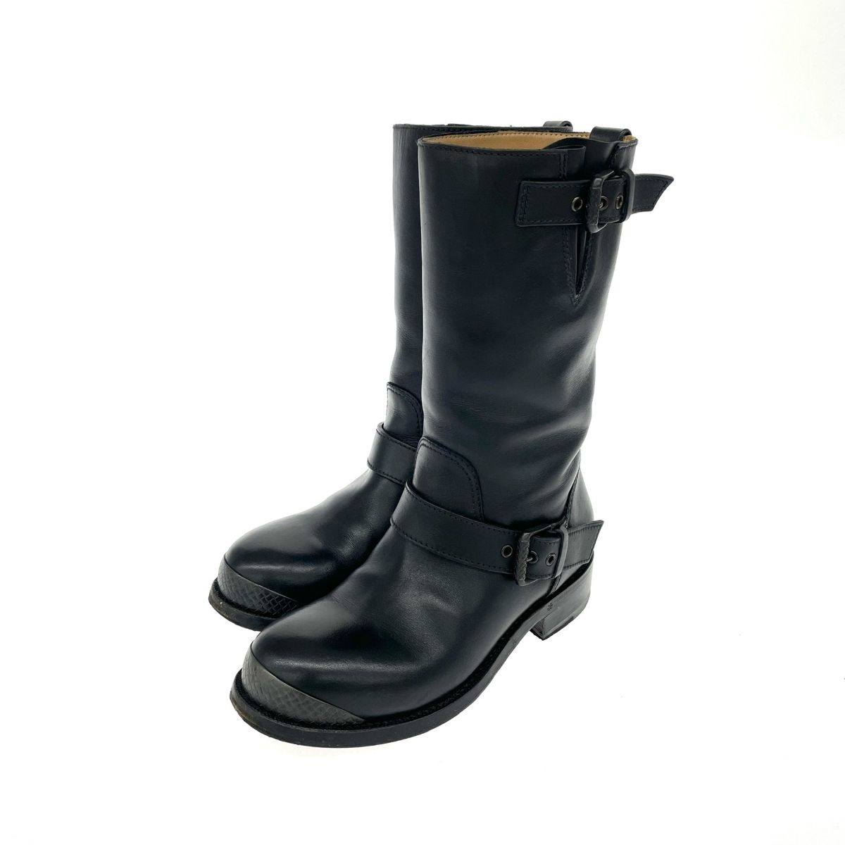 BOTTEGA VENETA レザーエンジニアブーツ 黒 楽天市場】ボッテガ