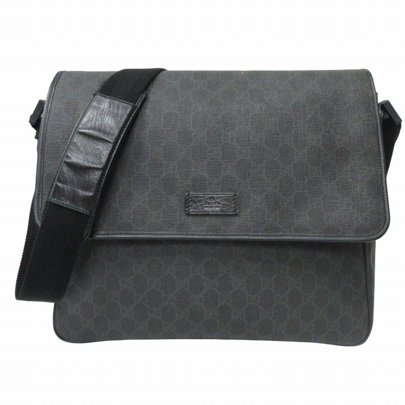 グッチ GUCCI 169935 GGスプリーム PVC × レザー ショルダー