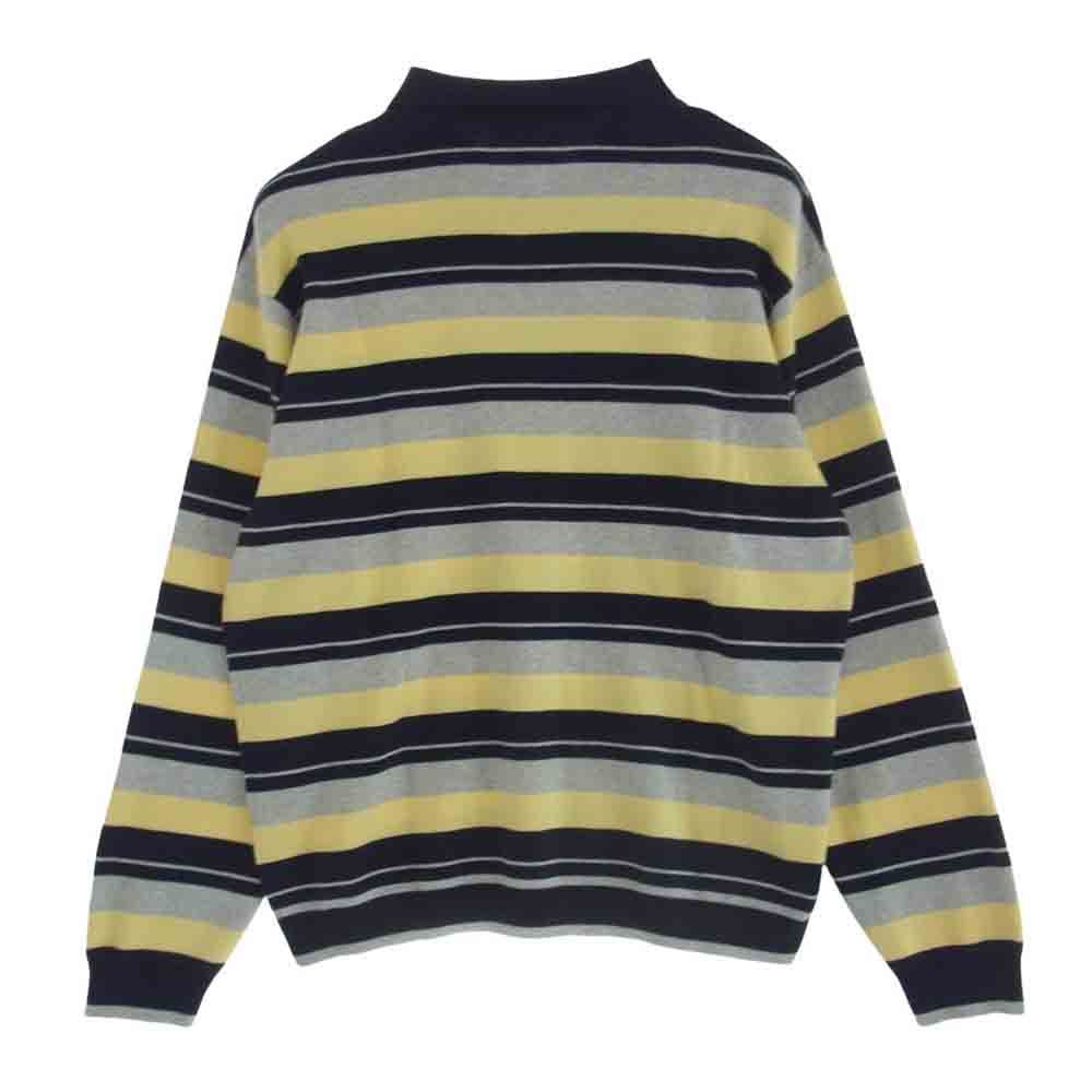 [中古美品] Supreme Striped LOGO L/S Top シュプリーム ストライプ ロゴ ロングスリーブTシャツ ボーダー ブラック Lサイズ トップス Supreme Fade Stripe L⁄S Top ⁄ L Supreme Fade Stripe L S
