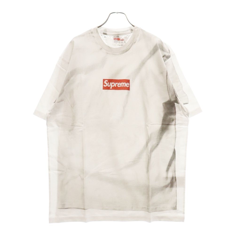 SUPREME (シュプリーム) 24SS ×MM6 Maison Margiela Box Logo Tee エムエムシックス メゾンマルジェラ ボックスロゴプリント 半袖Tシャツ カットソー ホワイト