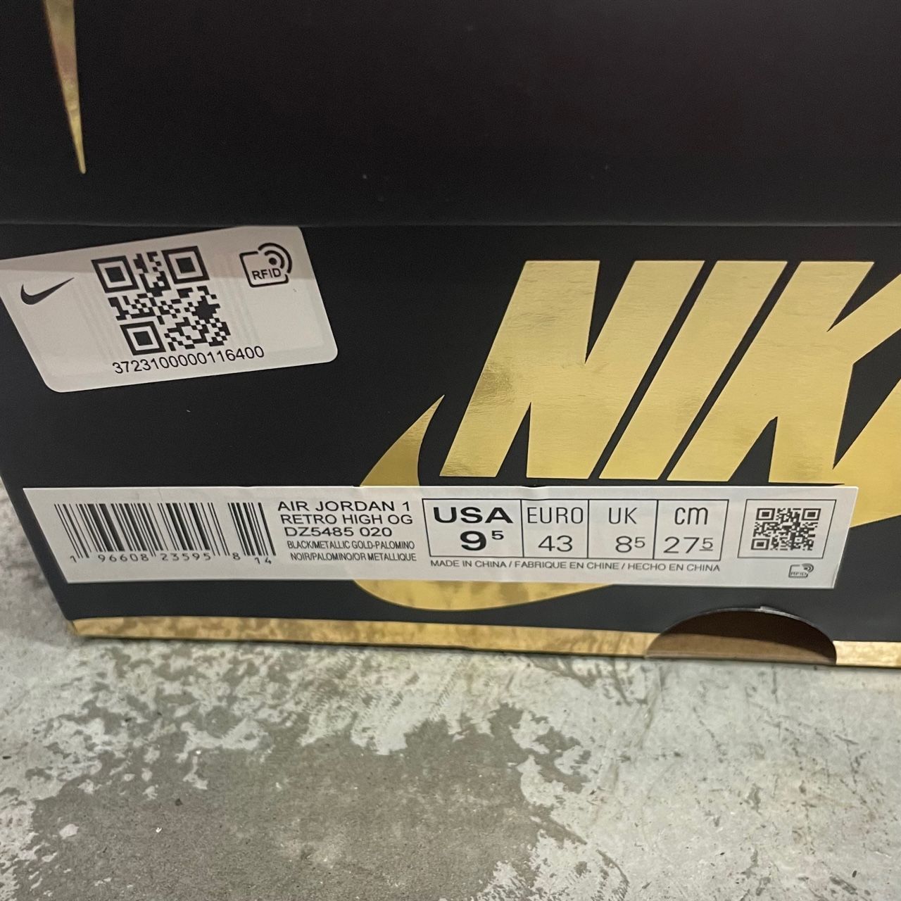 国内正規 Nike Air Jordan 1 Retro High OG Palomino DZ5485-020 パロミノ ジョーダン1 スニーカー ナイキ 27.5cm 77528A1