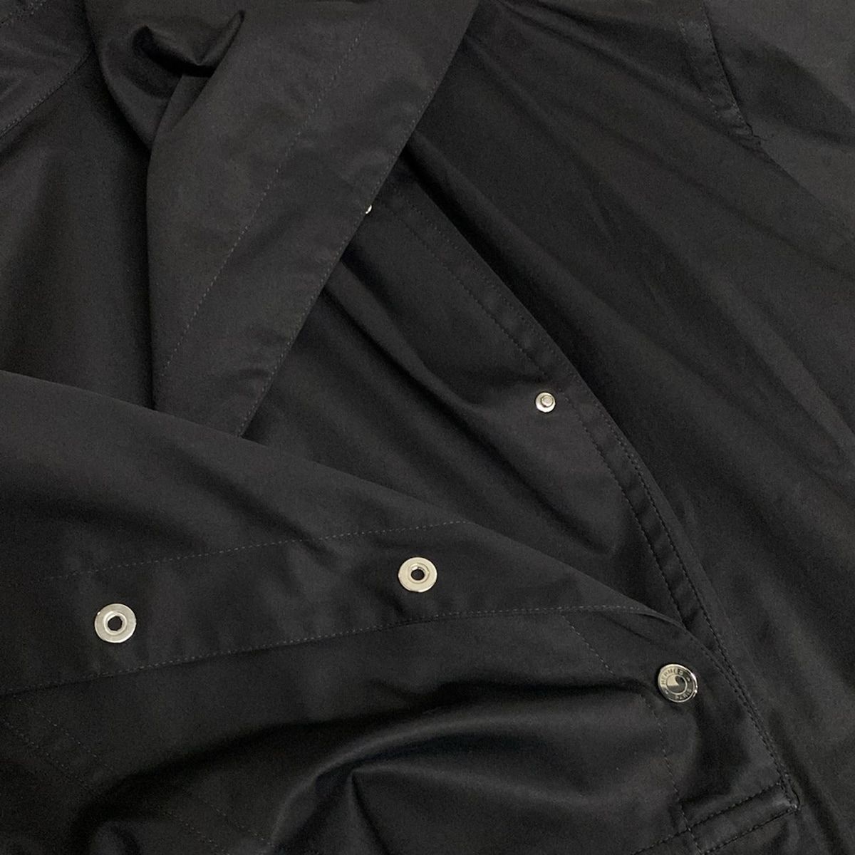 黒 シャツワンピ|クルードセル|セリエ|袖2way|両サイドにポケットあり|長袖|ロング