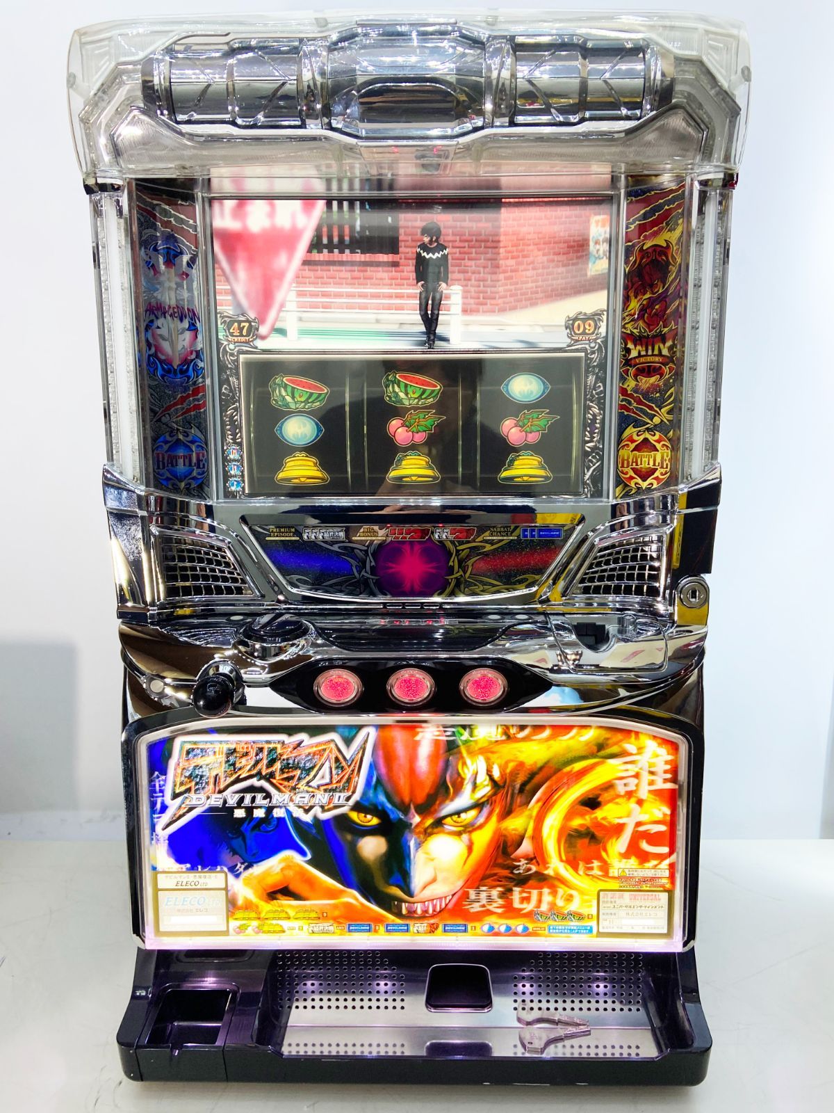デビルマンII‐悪魔復活‐ パチスロ スロット 実機 【個宅配送可】エレコ