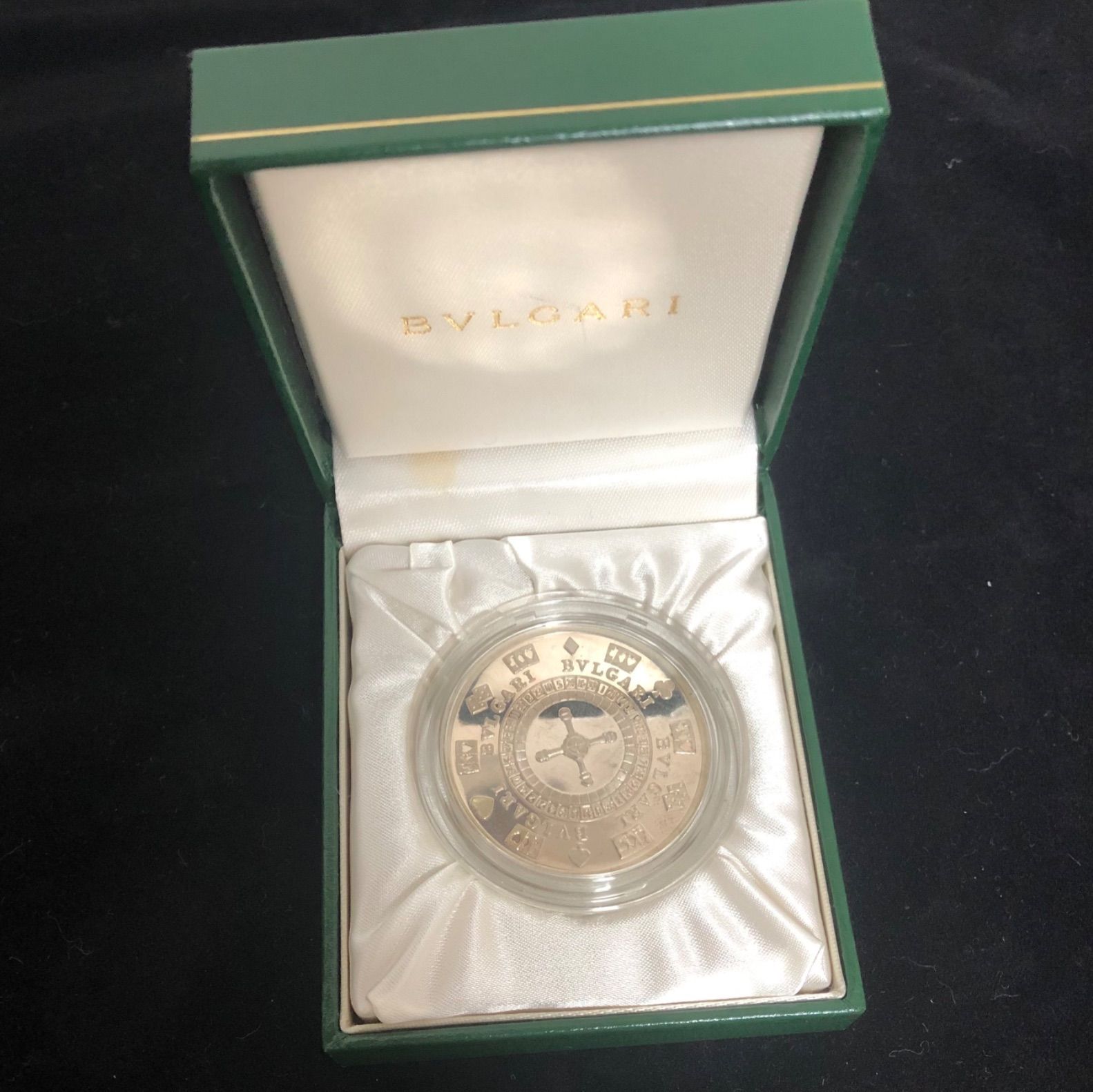 ブルガリ BVLGARI ラスベガス限定 カジノ メダル　銀 ブルガリ BVLGARI ラスベガス限定 カジノコイン メダル 銀 BVLGARI