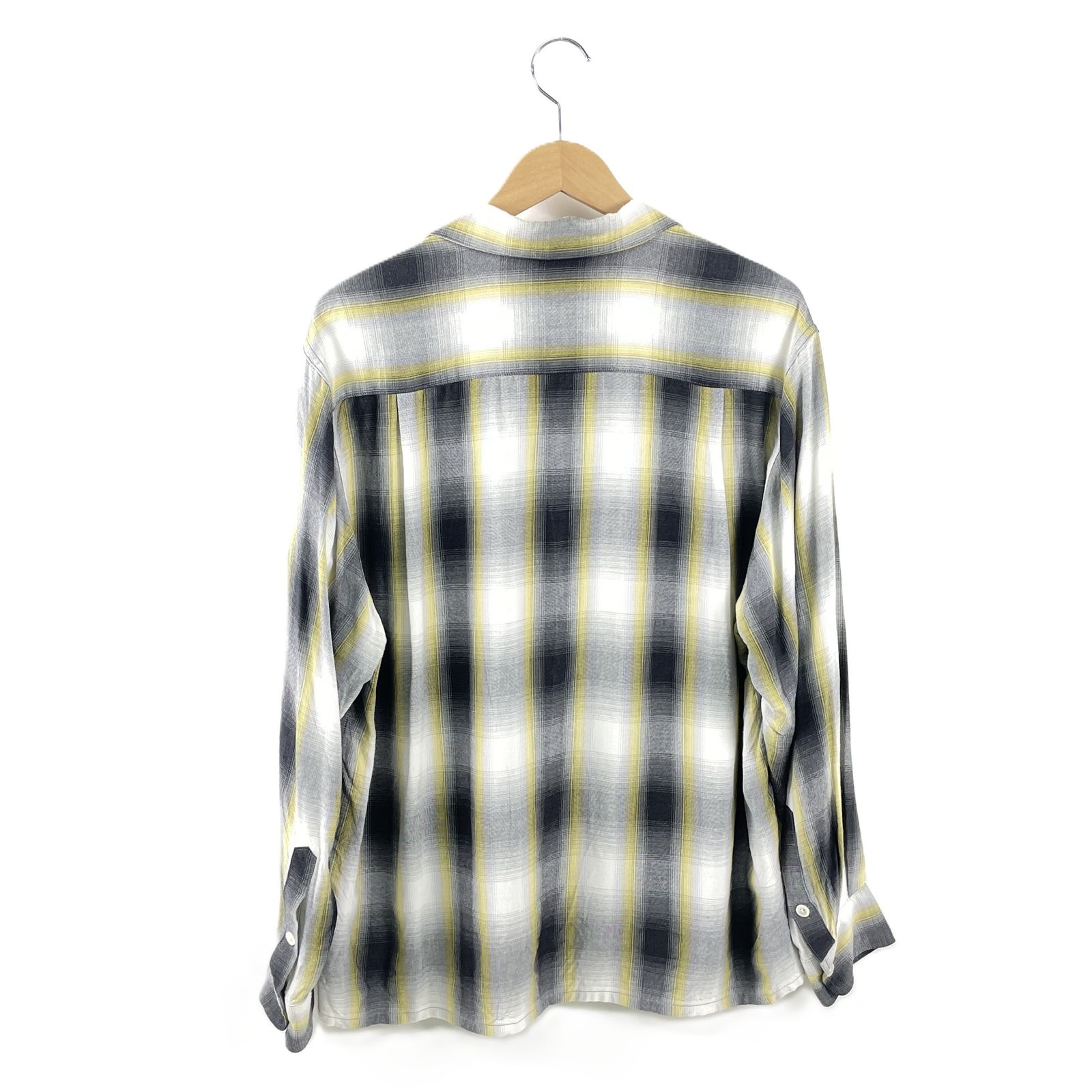 WACKO MARIA ワコマリア 22AW 22FW-WMS-OC02 OMBRE CHECK OPEN WACKO MARIA ワコマリア 22AW 22FW-WMS-OC02 OMBRE CHECK OPEN