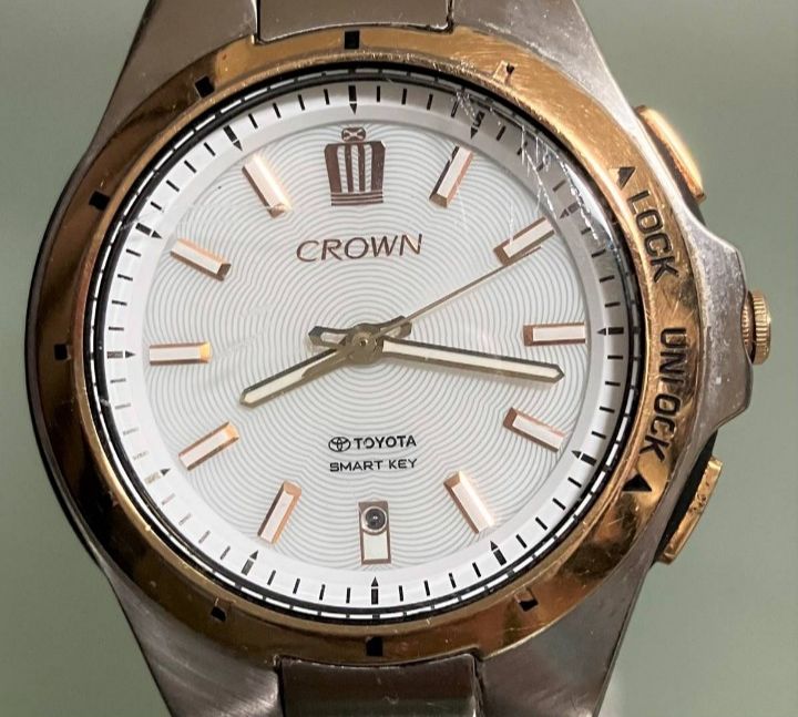 ☆稼動品☆CITIZEN TOYOTA CROWN/シチズン トヨタ クラウン☆ソーラー