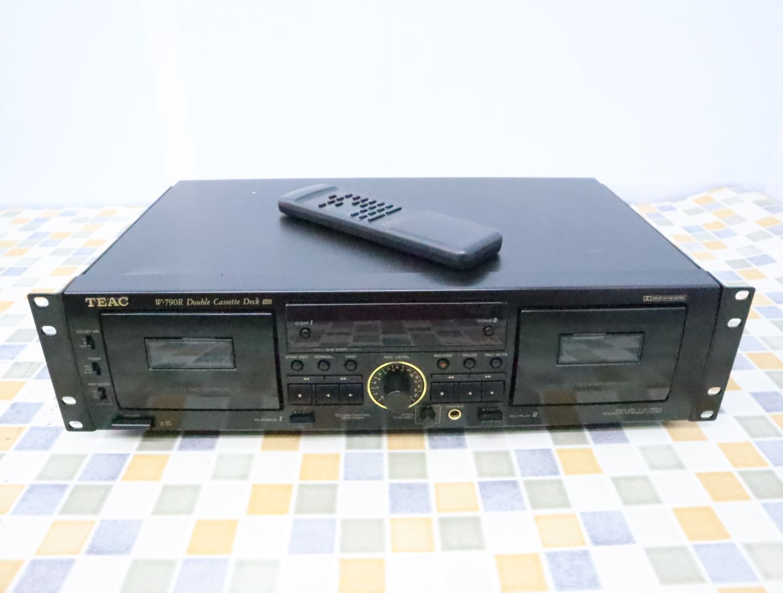 TEAC ダブルカセットデッキ W-790R - アンプ