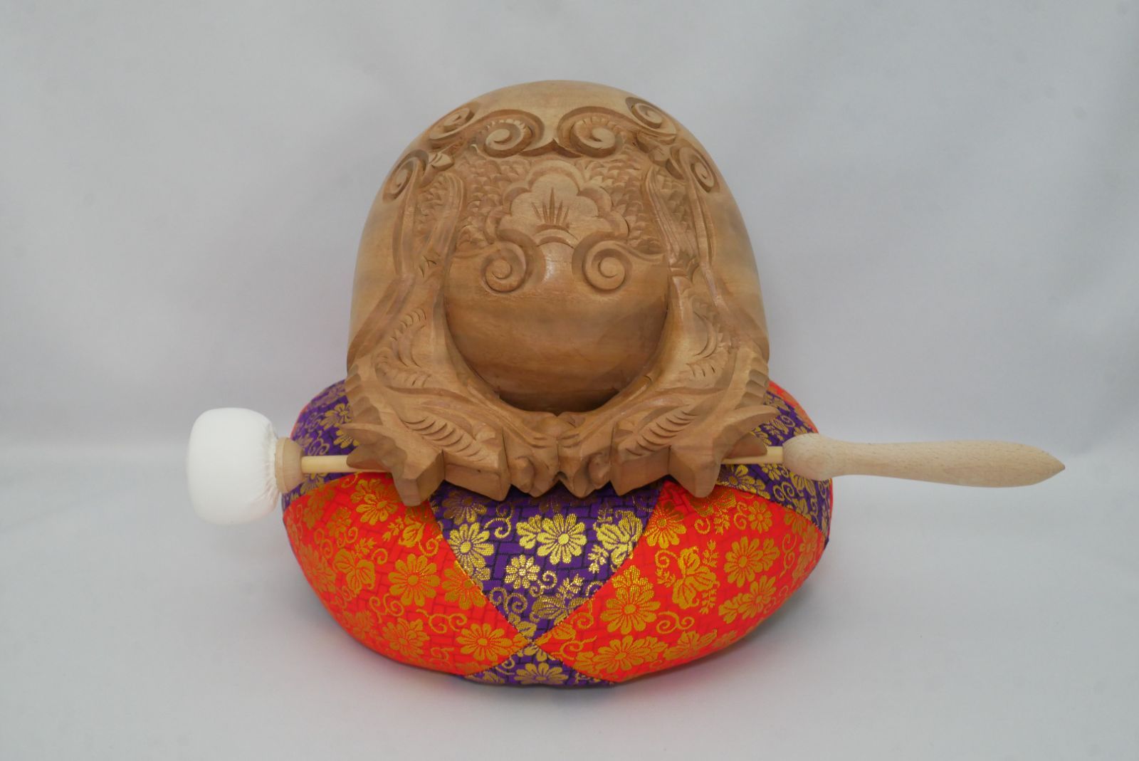 本楠木魚上彫 6号