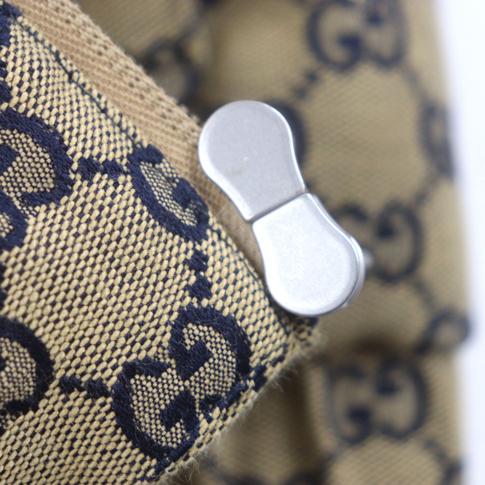 極美品▽GUCCI グッチ 715535 GGキャンバス ダブルジップアップ