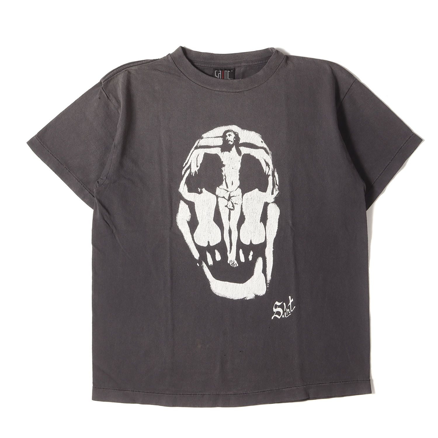 美品 セントマイケルTシャツ グラフィックデザイン 新品 SAINT MICHAEL セントマイケル Tシャツ サイズ:M 23SS