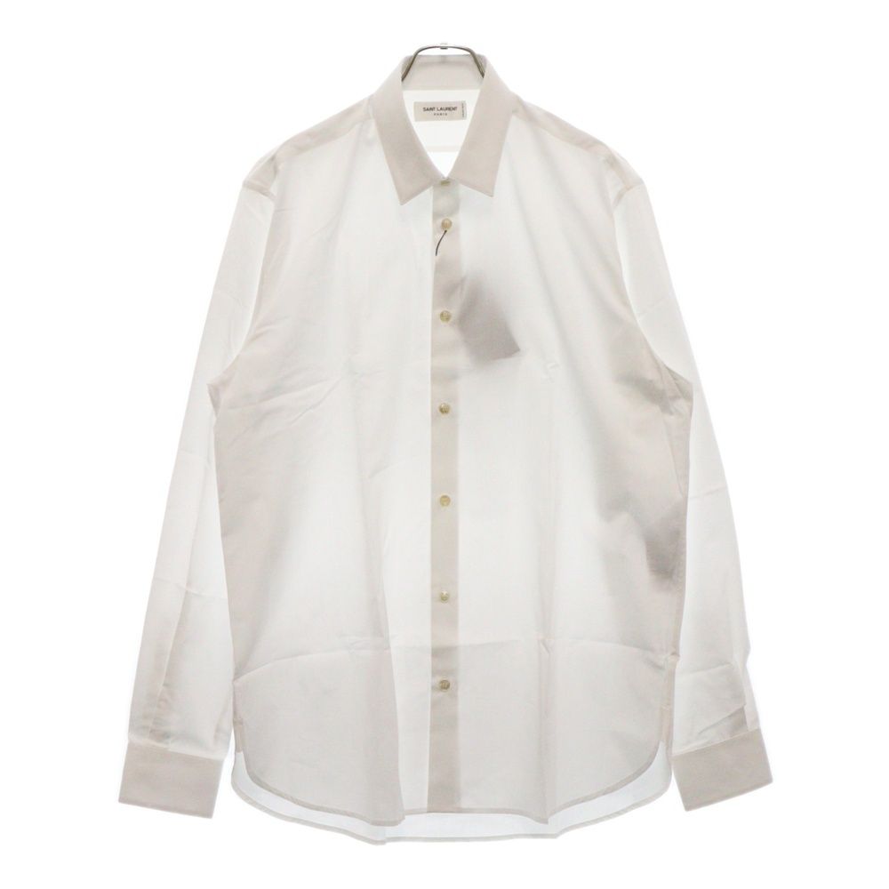 にまめ SAINT LAURENT PARIS (サンローランパリ) プレーン長袖シャツ