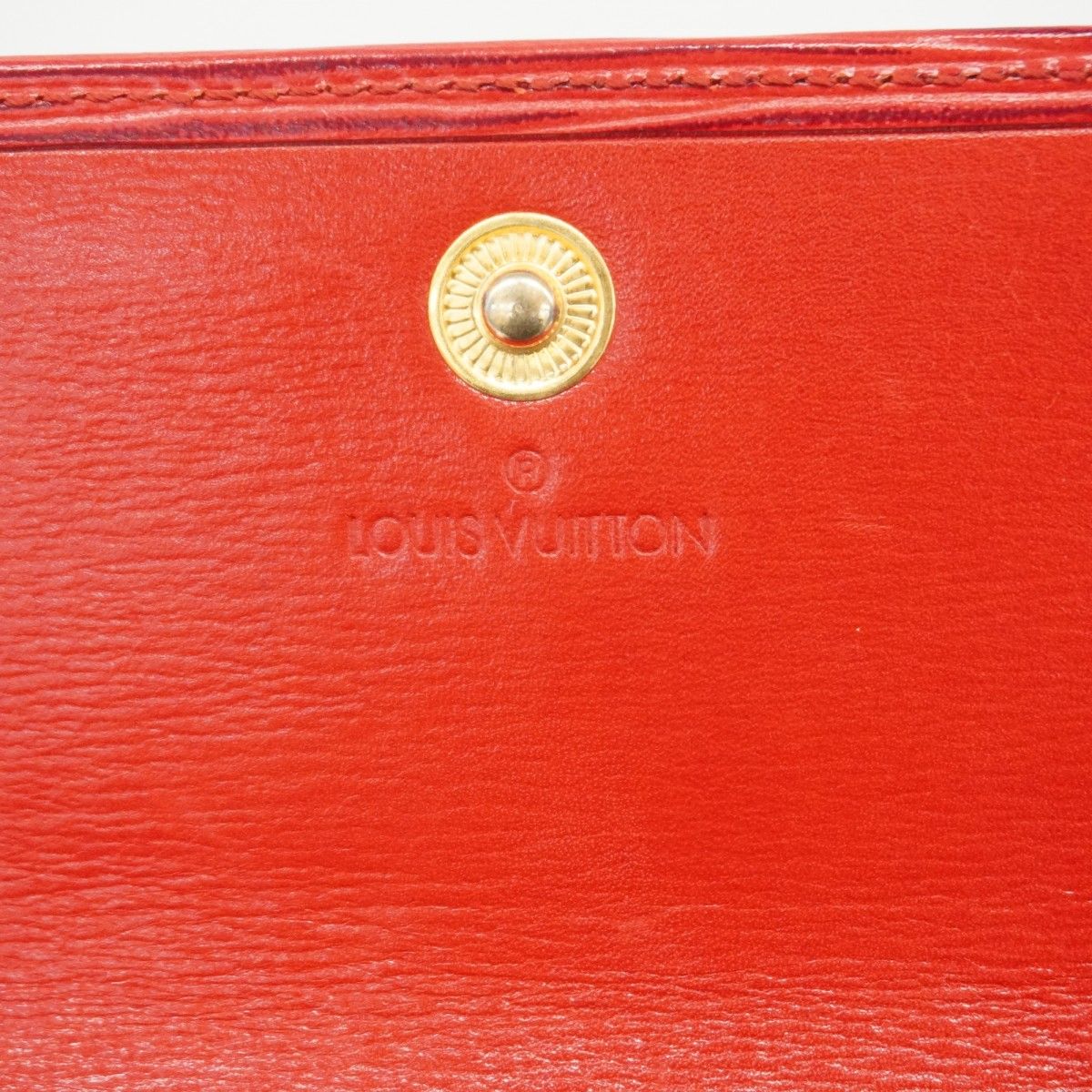 ルイヴィトン LOUIS VITTON 長財布 ポルトモネクレディー エピ 赤 ルイ