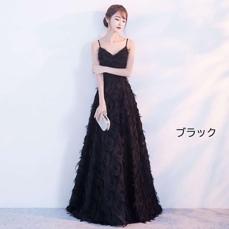 ノースリーブ フェザー