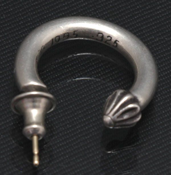 CHROME HEARTS 銀座店 クロムハーツ プレーン フープ ピアス メンズ