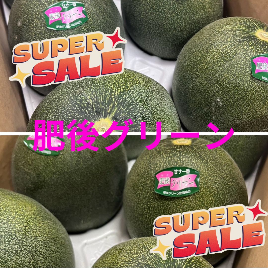 肥後グリーン　メロン　5個入り 果物 フルーツ メロン 肥後グリーンメロン お得 甘さ 5kg 肥後グリーン