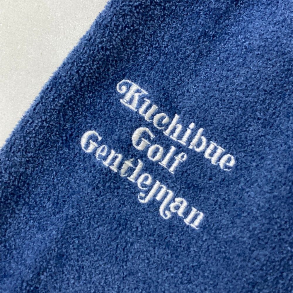 サイズ：L ROUGH&amp;SWELL ラフアンドスウェル × Kuchibue Golf Gentleman 2024年モデル ニットセーター  ブルー系 [240101371381] ゴルフウェア メンズ ストスト サイズ：L ROUGH&SWELL ラフアンドスウェル × Kuchibue Golf