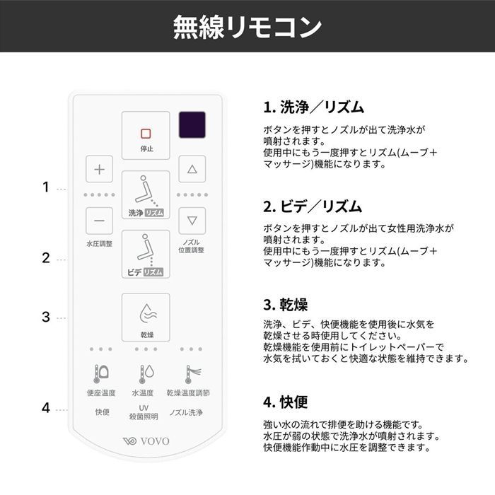 シャワートイレ