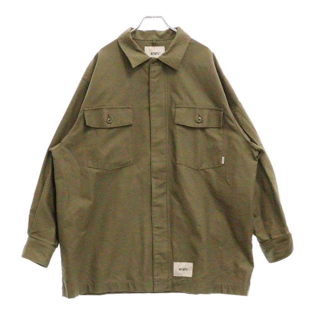WTAPS (ダブルタップス) 21AW FLYERS LS COTTON. SATIN バックサテン 